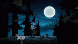 Gravity Falls Giant Monster Eye GIF
