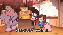 Gravity Falls Got Memory Wipe GIF