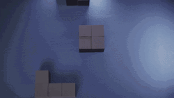 Gray Blocks Tetris GIF