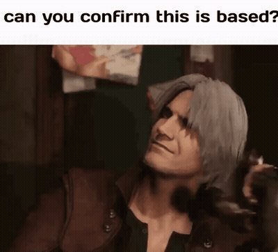 Gray-Haired Man Holding Gun Says Can You Confirm This Is Based GIF