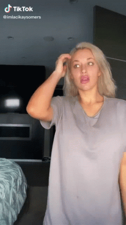 Gray Long Hair Transition  GIF