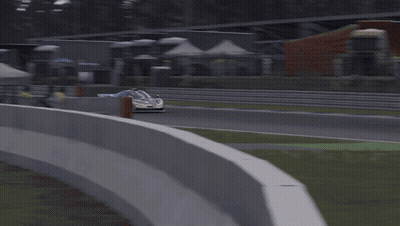 Gray Sports Car Driving GIF