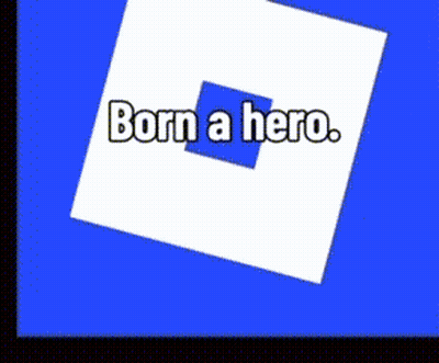 Gray Square With Blue Square On Blue Background GIF