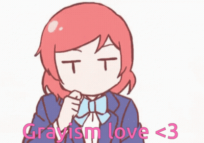 Grayism Love < 3 Is Written On The Bottom Of This Cartoon GIF
