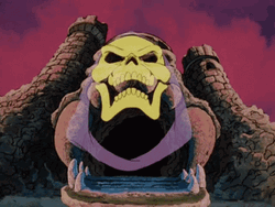 Grayskull Castle Skeletor Ruler Of Demons Laughing  GIF