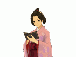Great Ace Attorney Reading Book GIF