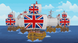 Great Britain Ship Sailing GIF