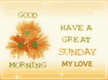 Great Day My Love Sunday Blessings Sparkles GIF