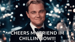Great Gatsby Cheers My Friend Leonardo DiCaprio GIF
