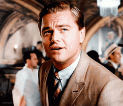 Great Gatsby Happy Leonardo DiCaprio GIF