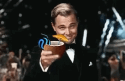 Great Gatsby Leonardo DiCaprio Coconut GIF