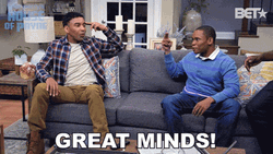 Great Minds Think Alike Doc Shaw GIF