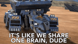 Great Minds Think Alike Ton-Ton Robot GIF