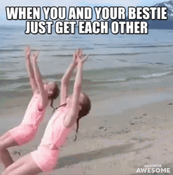 Great Minds Think Alike Twin Gymnasts GIF
