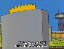 Great News Adult Bart Simpson GIF