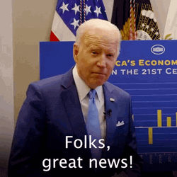 Great News Joe Biden GIF
