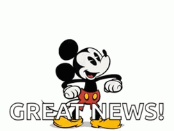 Great News Mickey Mouse GIF