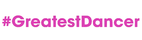 Greatest Dancer Sign In Pink Sticker