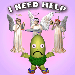 Green Acorn Needs Help GIF
