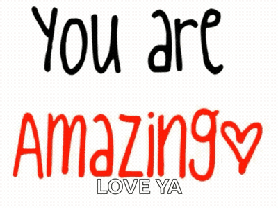 Green And Black Sign You Are Beautiful GIF