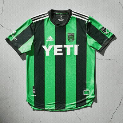 Green And Black Striped Shirt With Yeti GIF