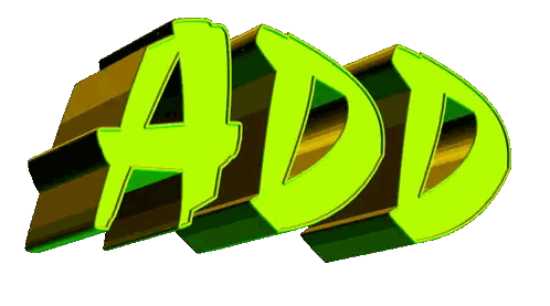 Green And Gold Add Word Sticker