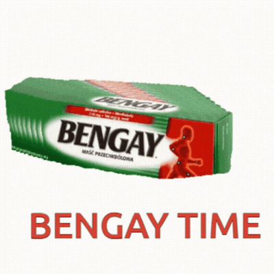 Green And Red Bengay Box GIF