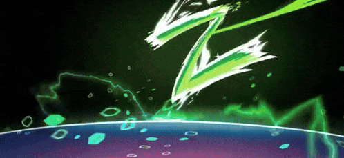 Green And White Arrow Flying Over Dark Background GIF