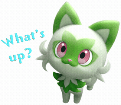Green And White Cat Saying What's Up GIF