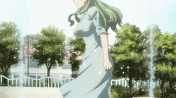 Green Anime Canaan Hakkoh GIF