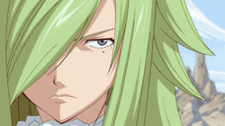 Green Anime Fried Justine GIF