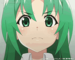 Green Anime Hiurasghi Gou Grinning Teeth GIF