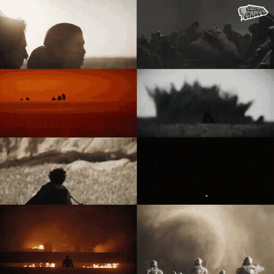 Green Arrow Collage Saying All I Can Crave GIF
