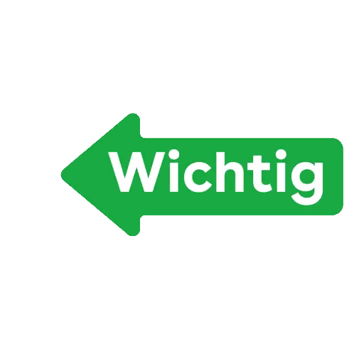 Green Arrow Wichtig Sticker