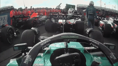 Green Aston Martin Race Car GIF
