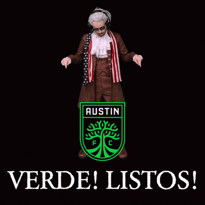 Green Austin FC Logo With Tree GIF