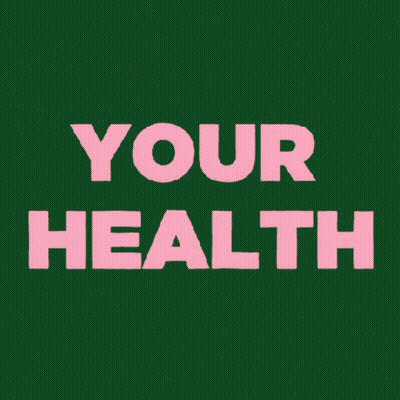 Green Background Global Health Pink GIF