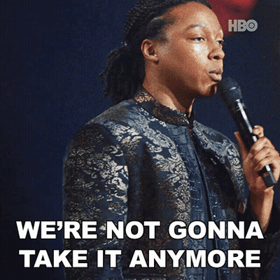 Green Background Saying Take It Take It All GIF