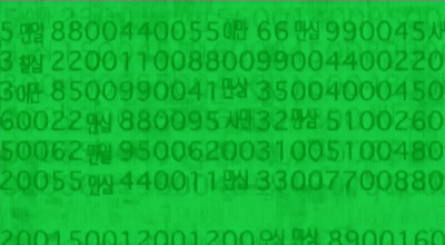 Green Background With Chinese Characters And Numbers GIF