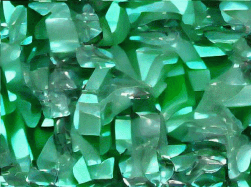 Green Background With Triangles GIF