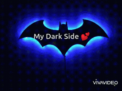 Green Bat Saying My Dark Side GIF