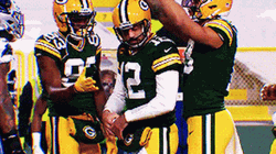 Green Bay Packers Aaron Rodgers Team Support GIF