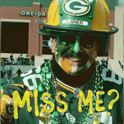 Green Bay Packers Advertisement Vs Chicago Bears GIF
