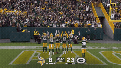 Green Bay Packers Celebrating Touchdown GIF