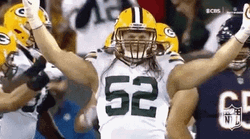 Green Bay Packers Clay Matthews Celebrating GIF