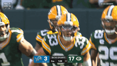 Green Bay Packers Football Game On CBS Sports GIF