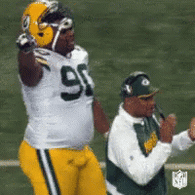 Green Bay Packers Football Player Number 96 GIF