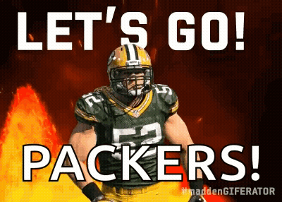 Green Bay Packers Football Player Number 96 GIF