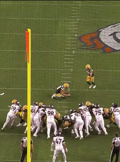 Green Bay Packers Football Players Standing On Field GIF