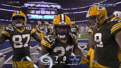 Green Bay Packers Fox Wild Card Game GIF